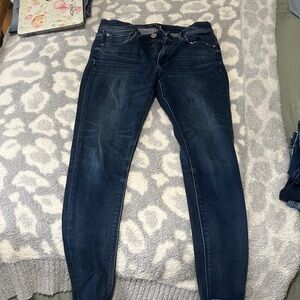 Express Women's Deep Indigo Skinny Jeans